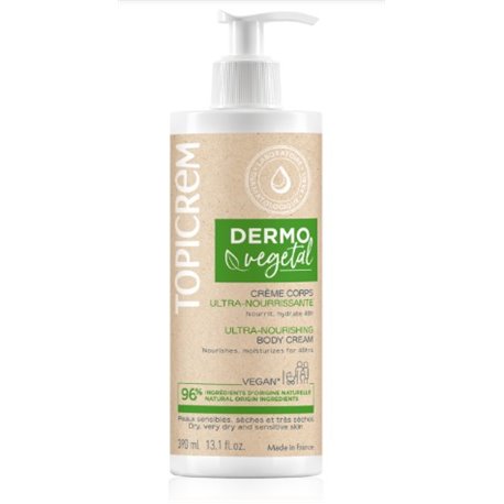 TOPICREM DERMO VEGETAL CREME CORPS EN 200ML OU 400ML