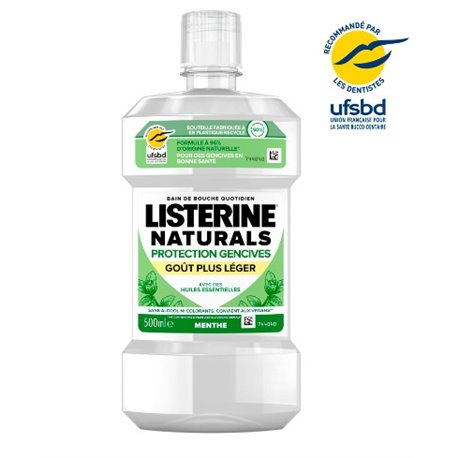 LISTERINE NATURALS PROTECTION GENCIVES 500ML