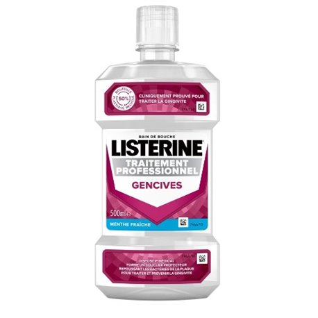 LISTERINE TRAITEMENT PROFESSIONNEL GENCIVES 500ML