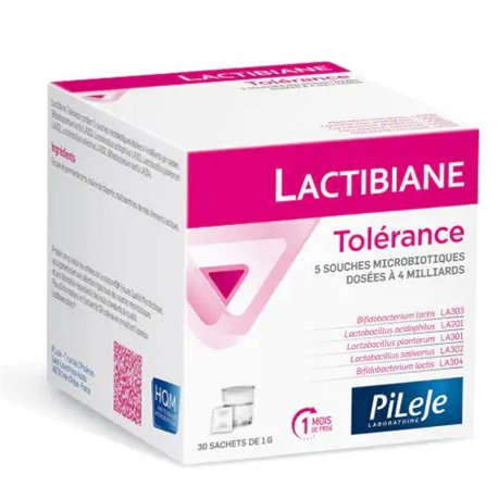 PILEJE LACTIBIANE TOLERANCE 30 SACHETS DE 1G