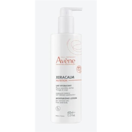 AVENE XERACALM NUTRITION LAIT HYDRATANT 400 OU 200ML