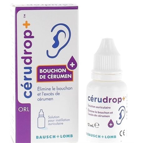 CERUDROP+ BOUCHON DE CERUMEN 12ML