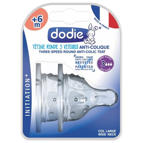 Mam Tetine Silicone Debit 3 Rapide X2