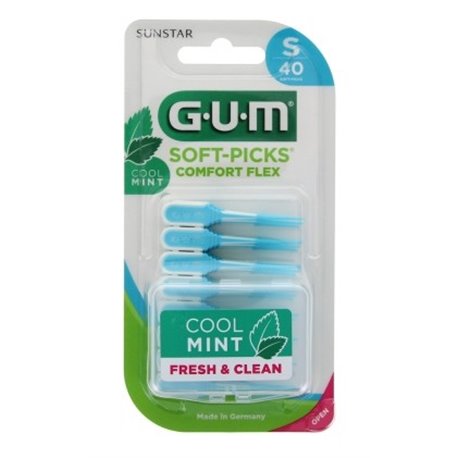 GUM SOFT-PICKS COMFORT FLEX TAILLE S 40 PICKS