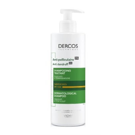 VICHY DERCOS DS ANTI-PELLICULAIRE CHEVEUX SECS 390ML