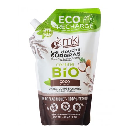 MKL GEL DOUCHE SURGRAS BIO COCO ECO-RECHARGE 900ML