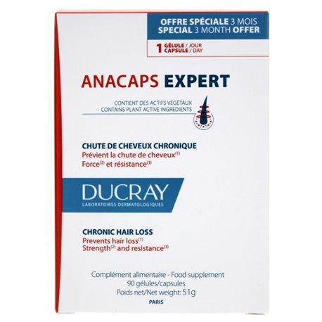 DUCRAY ANACAPS EXPERT CHUTE DE CHEVEUX CHRONIQUE 90CP