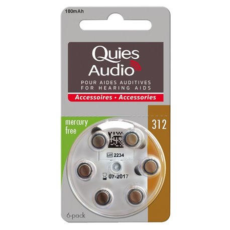 QUIES AUDIO PILE AUDITIVE 312