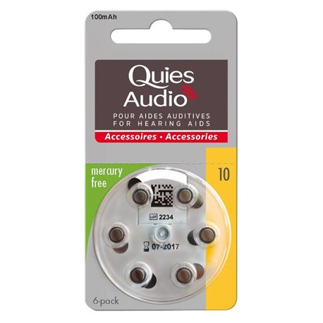 QUIES AUDIO PILE AUDITIVE 10
