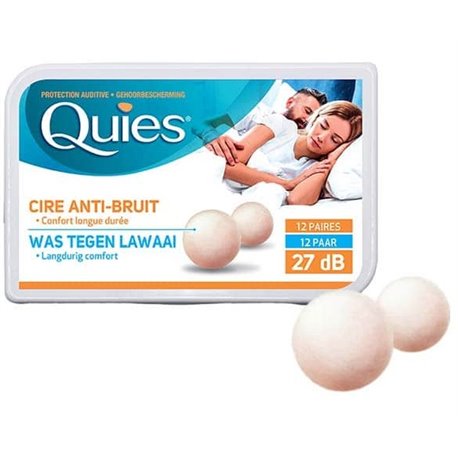 QUIES CIRE ANTI-BRUIT 12 PAIRES