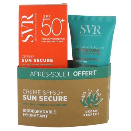 SVR SUN SECURE CREME SPF50+ + 1 APRES-SOLEIL OFFERT