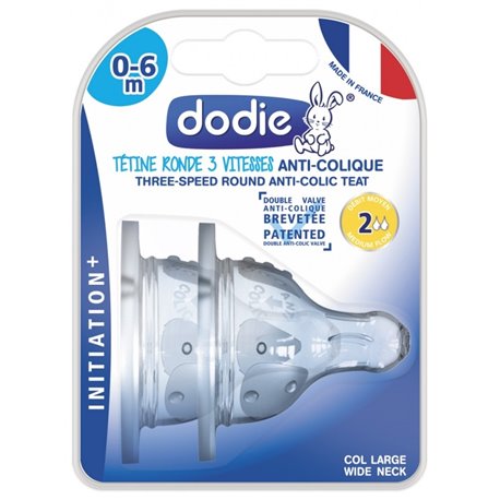 Lot De 2 Tétines Anti Colique First Choice+ Taille M 0-6 Mois Nuk