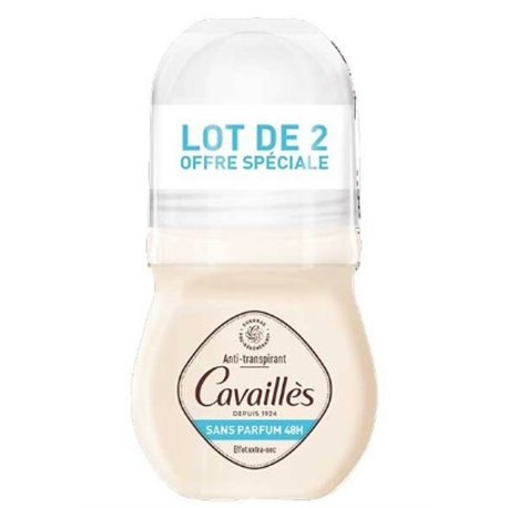 ROGE CAVAILLES DEODORANT SANS PARFUM 48H LOT 2X 50ML