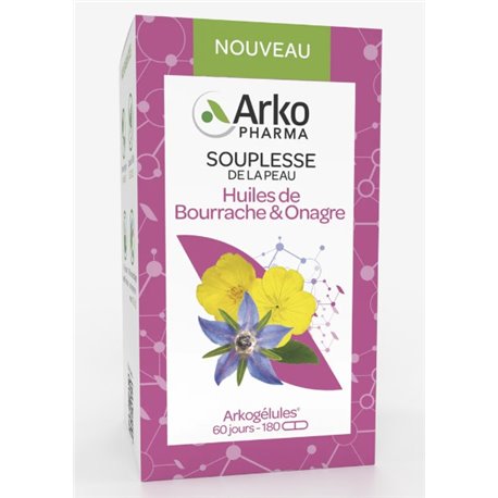 ARKOPHARMA HUILES DE BOURRACHE & ONAGRE 180GELULES