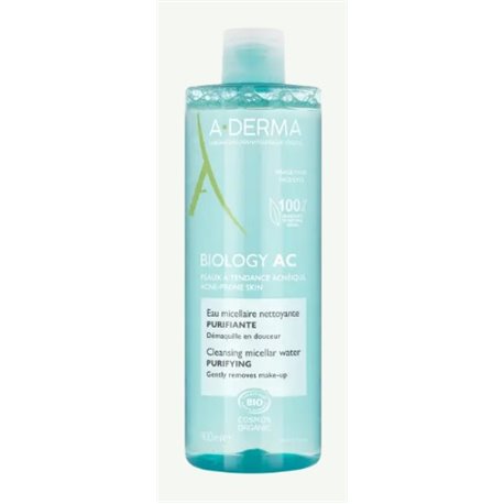 A-DERMA BIOLOGY EAU MICELLAIRE NETTOYANTE 200ML OU 400ML