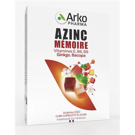 AZINC MEMOIRE 30 GELULES