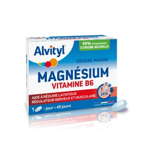 ALVITYL MAGNESIUM VITAMINE B6 45 JOURS