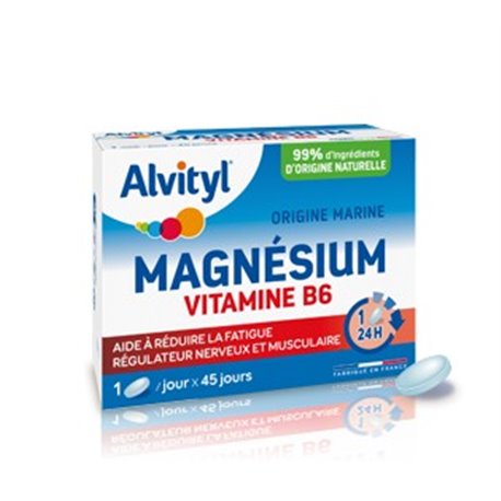 ALVITYL MAGNESIUM VITAMINE B6 45 JOURS