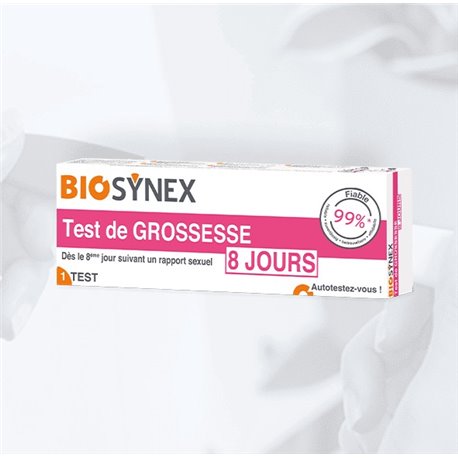 BIOSYNEX TEST DE GROSSESSE 8 JOURS 1 TEST