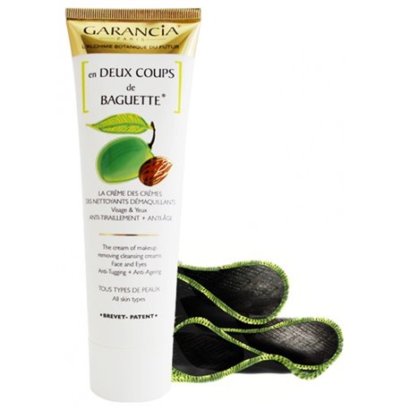 GARANCIA EN DEUX COUPS DE BAGUETTE CREME NETTOYANTS DEMAQUILLANTS AMANDE 120G