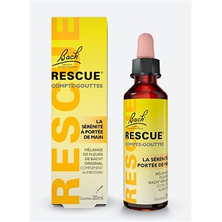 RESCUE MELANGE DE FLEURS DE BACH ORIGINAL COMPTE-GOUTTES 20ML