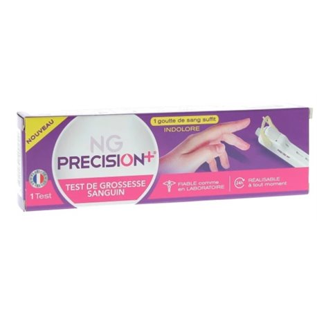 NG PRECISION+ TEST DE GROSSESSE SANGUIN 1 TEST