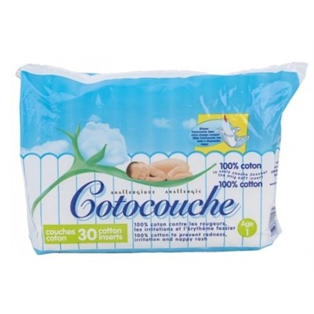 COTOCOUCHE 1ER AGE 30 COUCHES COTON