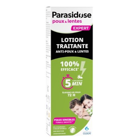 GILBERT PARASIDOSE EXPERT LOTION TRAITANTE 5MIN POUX & LENTES 100ML