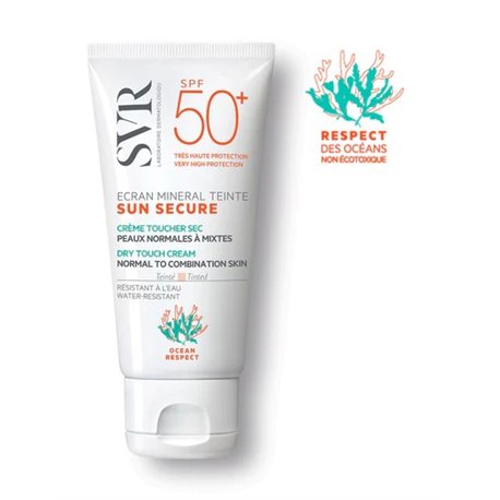 SVR SUN SECURE ECRAN MINERALSPF50+ TEINTE PEAUX NORMALES A MIXTES 60G