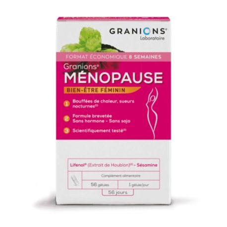 GRANIONS MENOPAUSE BIEN-ETRE FEMININ 56 GELULES