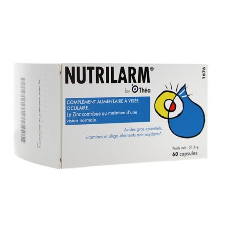 NUTRILARM COMPLEMENT ALIMENTAIRE A VISEE OCULAIRE 60CAPSULES