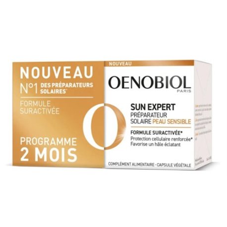 OENOBIOL SUN EXPERT PREPARATEUR SOLAIRE PEAU SENSIBLE 2 MOIS