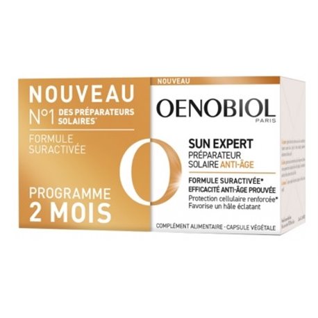 OENOBIOL SUN EXPERT PREPARATEUR SOLAIRE ANTI-AGE 2 MOIS