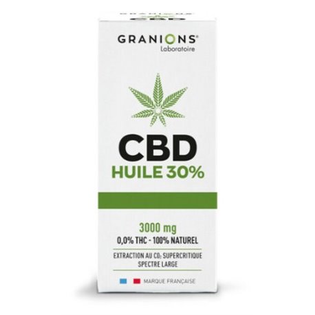 GRANIONS CBD 30% HUILE CBD 3000MG 10ML