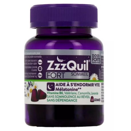 ZZZQUIL FORT SOMMEIL 30 GOMMES