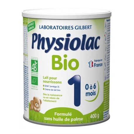 PHYSIOLAC BIO 1ER AGE 0-6 MOIS 400G