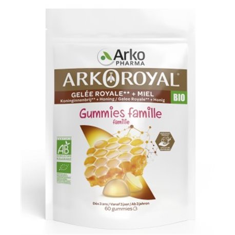 ARKOPHARMA ARKOROYAL BIO GUMMIES FAMILLE 60 GUMMIES