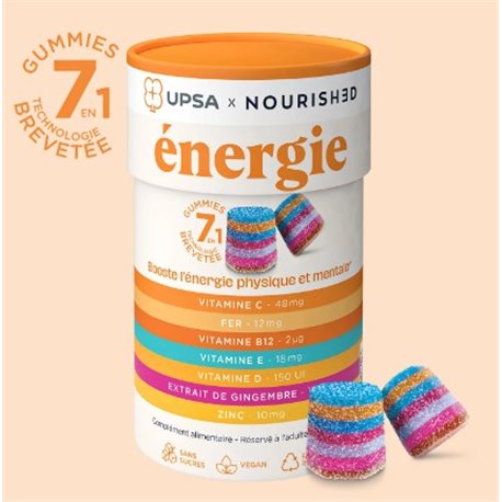 UPSA GUMMIES 7EN1 ENERGIE 30 GUMMIES