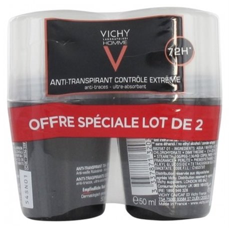 VICHY-Homme-deodorant-bille-régulateur-intense-lot-de-2