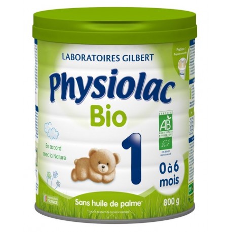 PHYSIOLAC BIO 1ER AGE 0-6 MOIS 800G