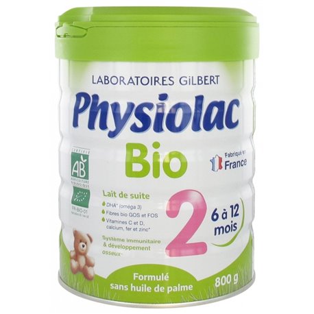 PHYSIOLAC BIO 2E AGE 6 A 12 MOIS 800G