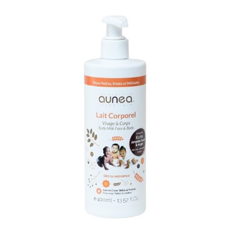 AUNEA LAIT CORPOREL VISAGE ET CORPS 400ML