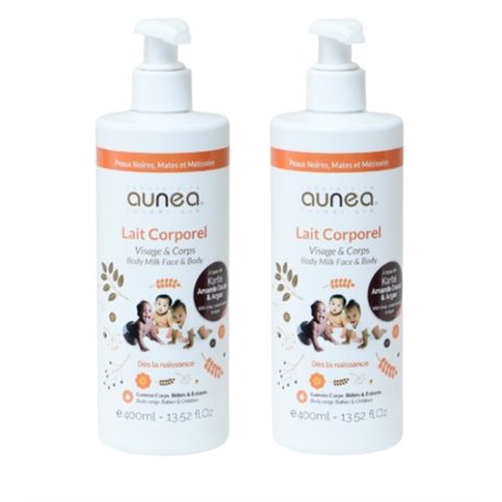 AUNEA LAIT CORPOREL VISAGE ET CORPS 400ML