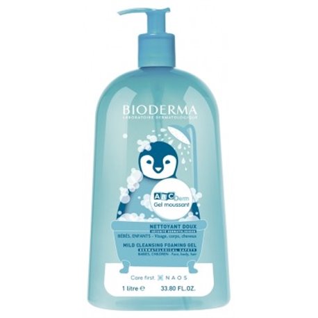 BIODERMA-ABCDerm-gel-nettoyant-doux-1-litre