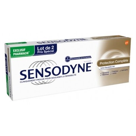 SENSODYNE PROTECTION COMPLETE LOT 2X 75ML