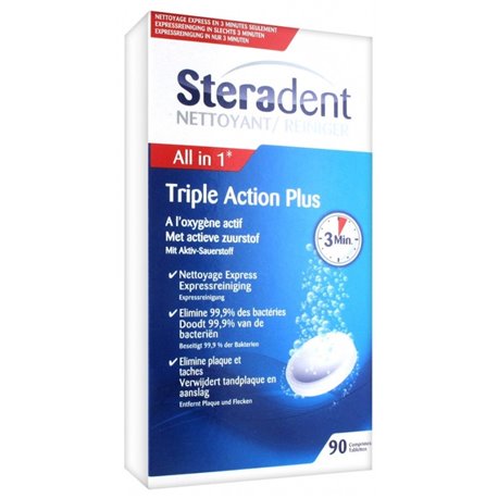 STERADENT-triple-action-plus-90-comprimés