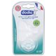 DODIE TETINE PLATE ANTI-COLIQUE SILICONE +6 MOIS DEBIT 4 LIQUIDE EPAIS X2